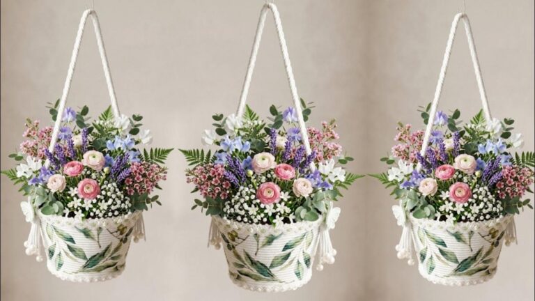 Incroyable… ce simple bol en plastique se transforme en sublime jardin suspendu !