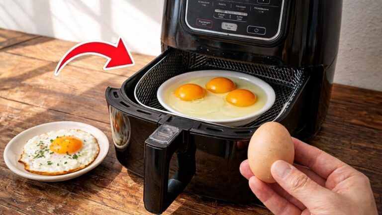 Une idée toute simple pour des œufs parfaits sans effort avec votre air fryer…