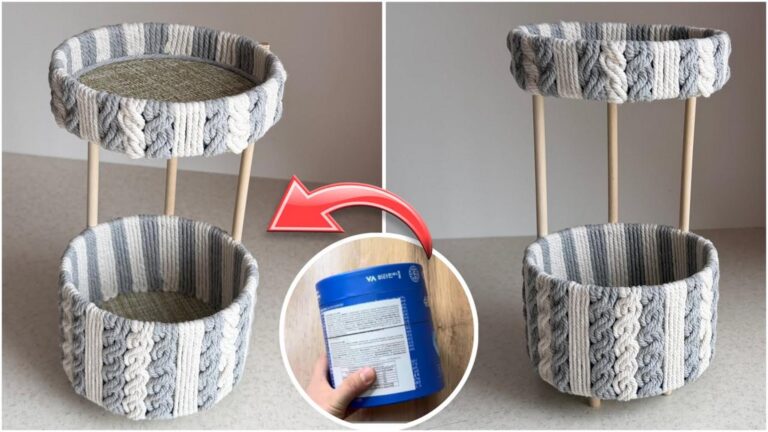 Avec cette technique simple, transformez une boîte en panier chic et pratique…