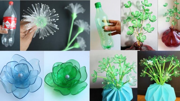 Quelques bouteilles en plastique… et votre jardin se transforme en œuvre d&rsquo;art magique !