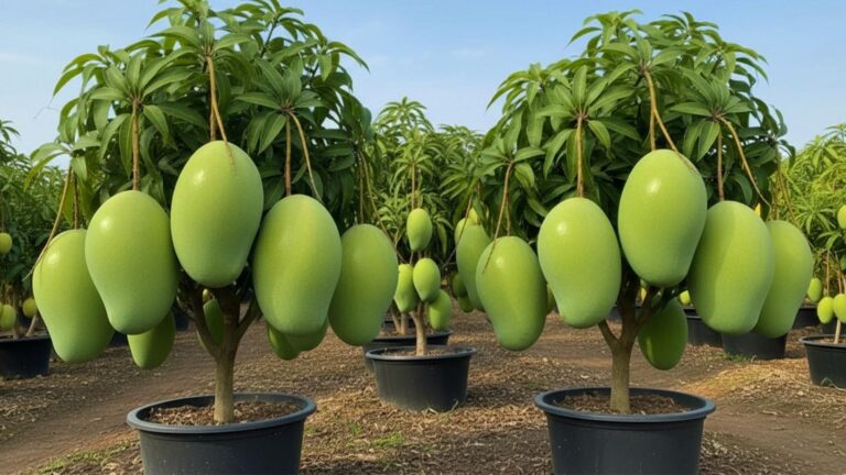 Découvrez comment transformer une graine de mangue en mini arbre fruitier chez vous…