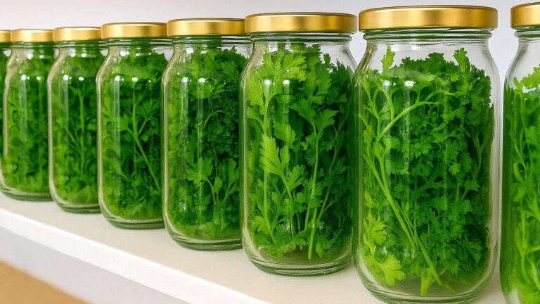 Un truc simple pour conserver le persil 12 mois… sans effort ! Découverte assurée…