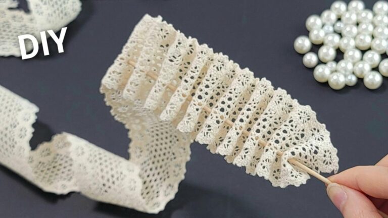Une idée toute simple… Transformez de la dentelle ancienne en bijoux élégants inattendus !