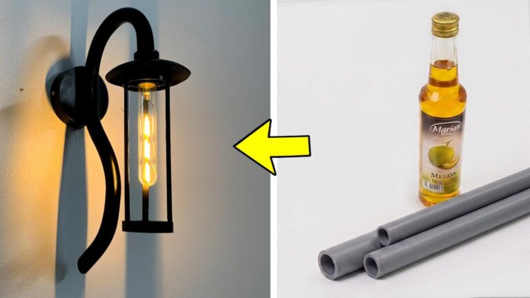 Tu ne vas pas le croire… avec une simple bouteille en verre la lampe de rêve !