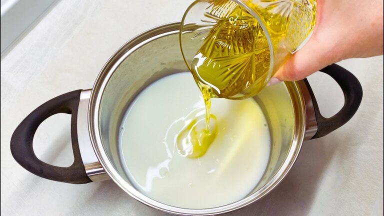 Tu ne vas pas le croire… avec un peu de lait et d’huile d’olive !