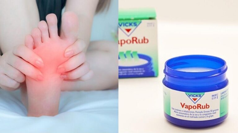Incroyable… masse tes pieds avec du Vicks et découvre des résultats étonnants au réveil !