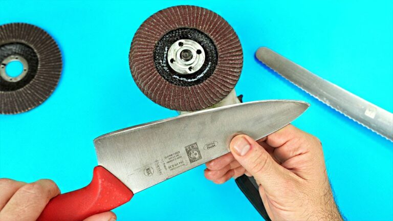 Affûtez vos couteaux en 1 minute avec une meule : méthode simple et efficace !