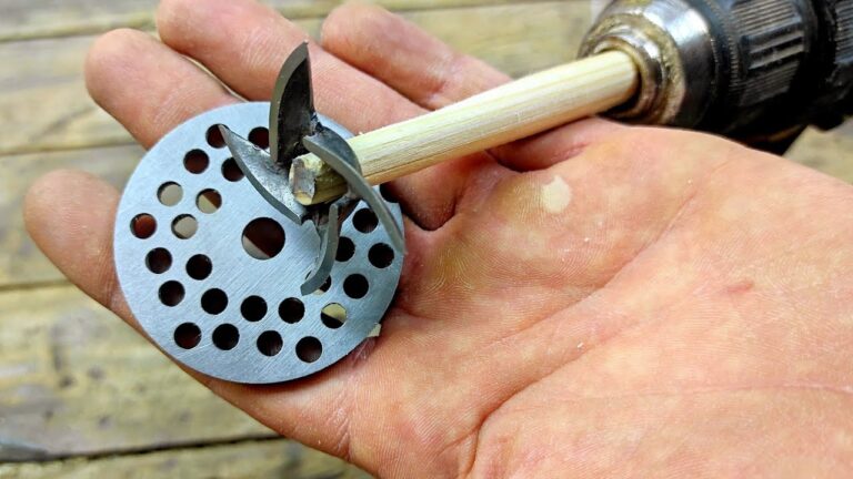 Transformez un couteau de hachoir en outil pour broyer 5 types de déchets !