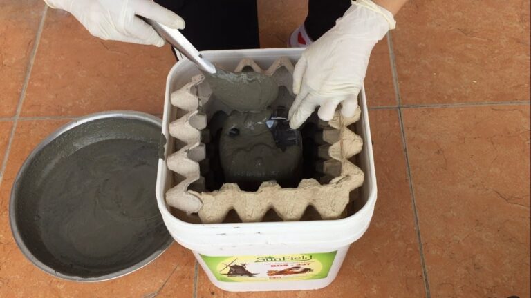 10 idées créatives pour fabriquer des pots en ciment à partir de cartons d&rsquo;œufs