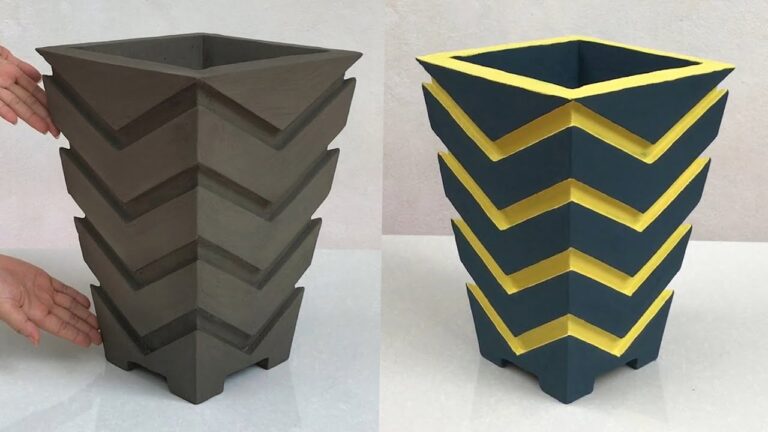 5 techniques simples pour créer des pots de fleurs en béton magnifiques