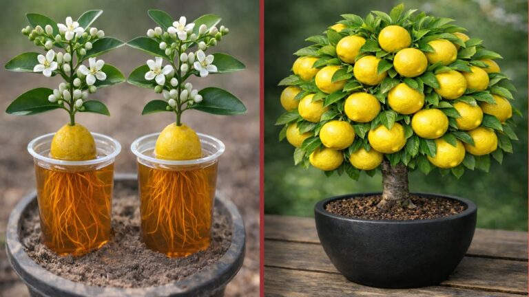 Faites pousser 7 citrons en utilisant simplement un fruit dans l&rsquo;eau !