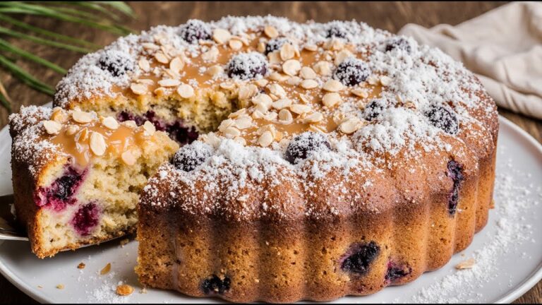 Perdez 15 kg rapidement avec ce gâteau d’avoine sans farine et sans sucre !