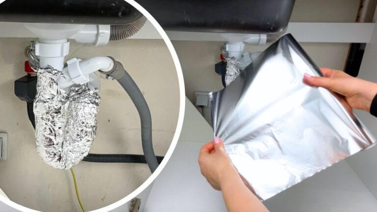 5 astuces surprenantes pour protéger vos tuyaux avec du papier aluminium !
