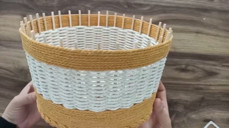Créez 5 superbes paniers DIY avec des bâtons et du macramé en un rien de temps !