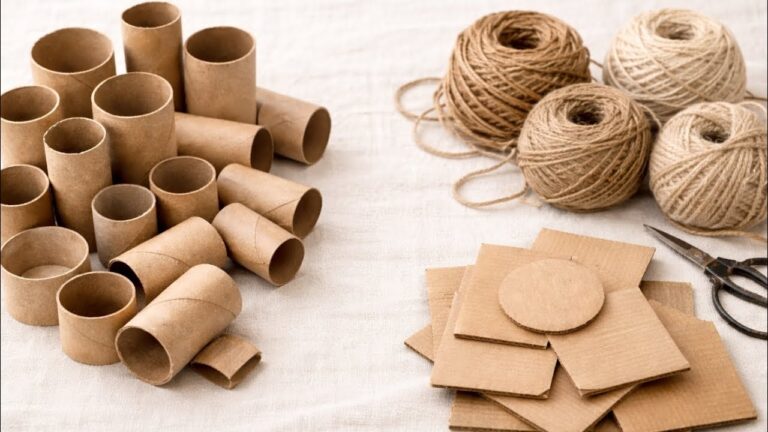 4 idées déco incroyables à réaliser avec des rouleaux en carton !