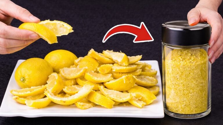 Découvrez 5 astuces incroyables avec des épluchures de citron !