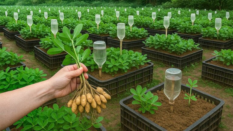 Transformez 5 vieilles bouteilles en plastique en planteurs de cacahuètes efficaces !