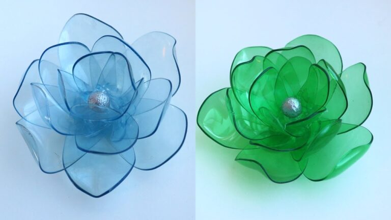 5 étapes pour créer de magnifiques fleurs en bouteilles en plastique !