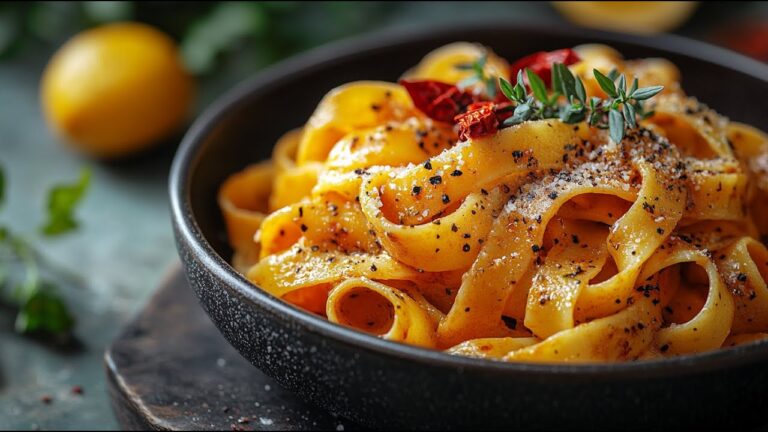 Découvrez 5 recettes de tagliatelles véganes au citron à essayer absolument en 2025 !