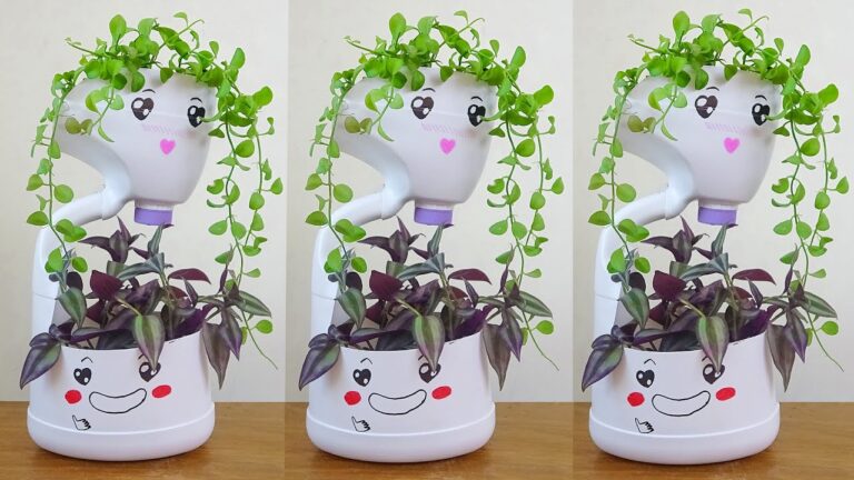 Transformez 5 bouteilles en plastique en pots de fleurs déco et écolos !