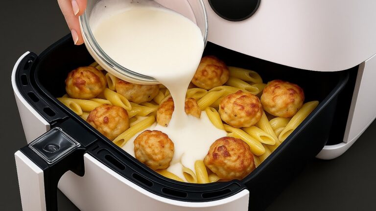 Pasta et 5 astuces pour des boulettes de viande parfaitement frittes à l&rsquo;air chaud !