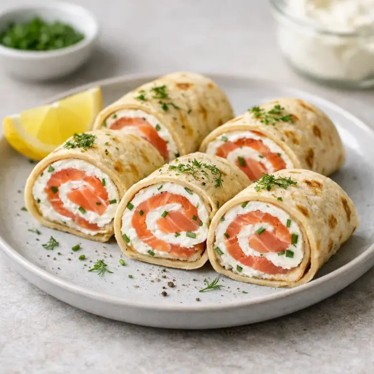 Wraps au saumon fumé et Saint-Môret : une recette rapide et délicieuse